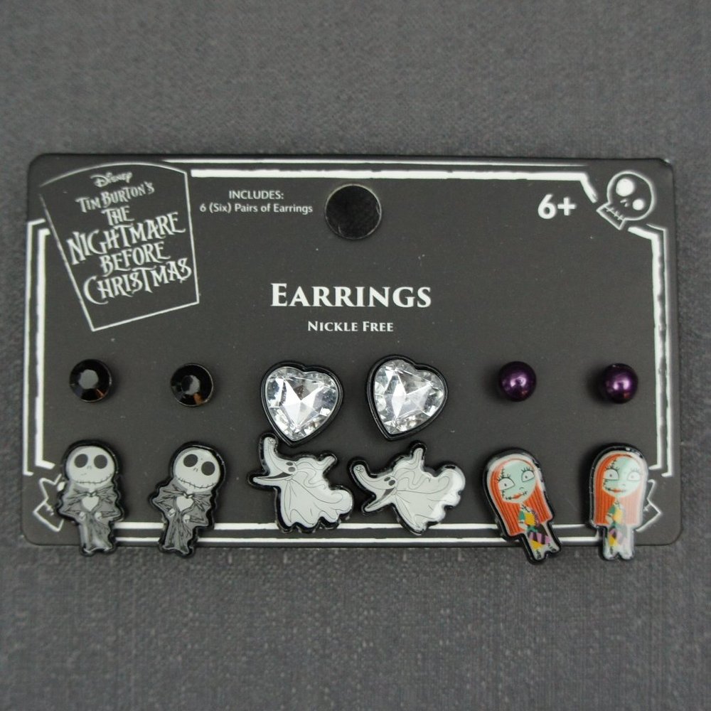 The Nightmare Before Christmas Earrings 6-Pair